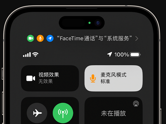 建湖苹果授权维修网点分享iPhone在通话时让你的声音更清晰 