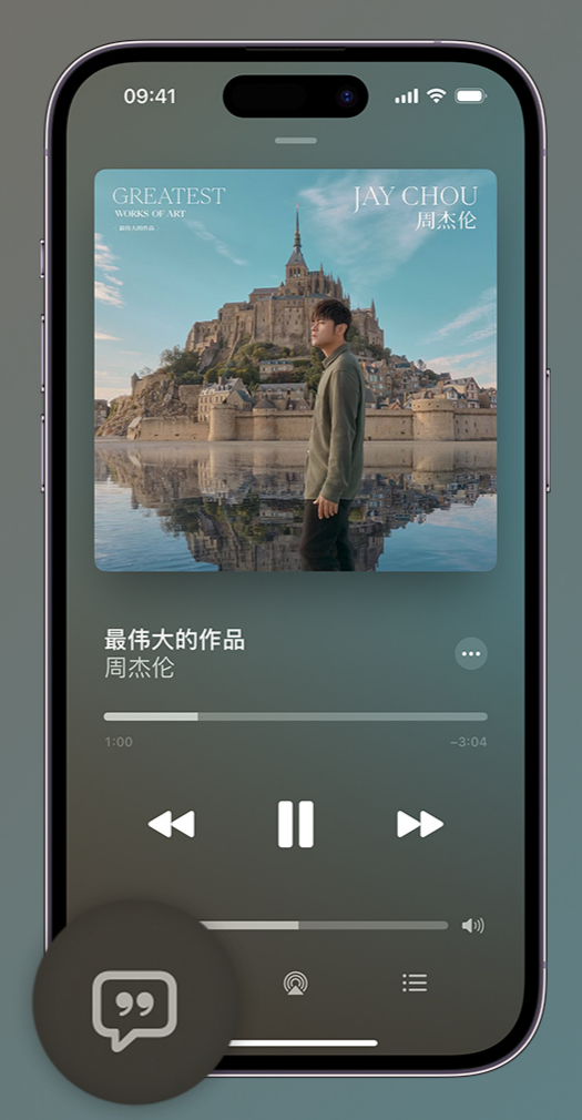 建湖iphone维修分享如何在iPhone上使用Apple Music全新唱歌功能 