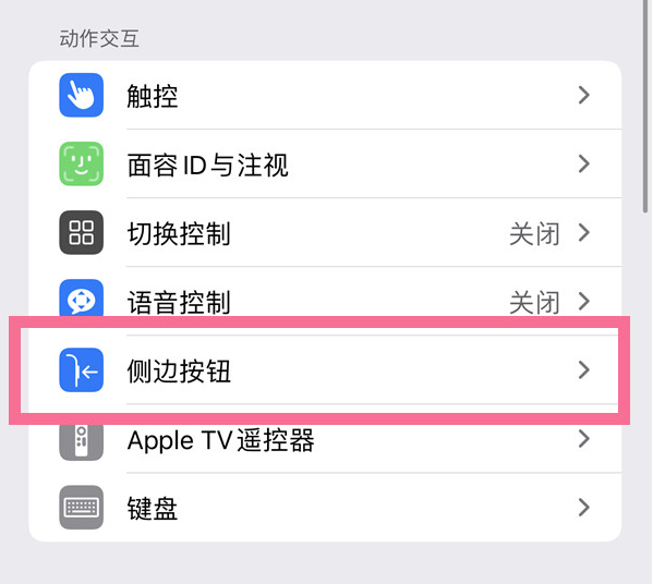 建湖苹果14维修店分享iPhone14 Plus侧键双击下载功能关闭方法 