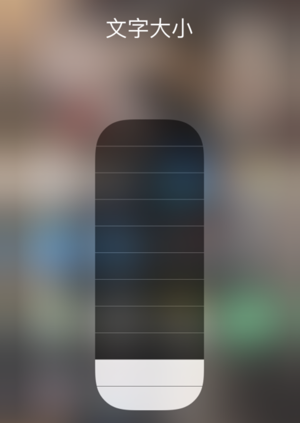 建湖苹果手机维修分享小技巧：在 iPhone 控制中心快速调节字体大小 