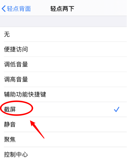建湖苹果手机维修分享iPhone12如何启用双击截屏 